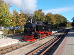 Am 11.Oktober 2015 fand wieder in Binz das alljhrliche Bahnhofsfest statt wo auch die Mglichkeit bestand auf dem Fhrerstand von 99 1781 mitzufahren.