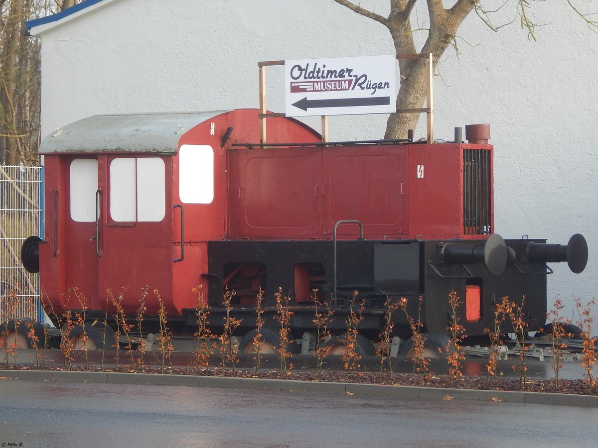 Diesel-Kleinlok vom Eisenbahn & Technikmuseum Rgen in Prora.