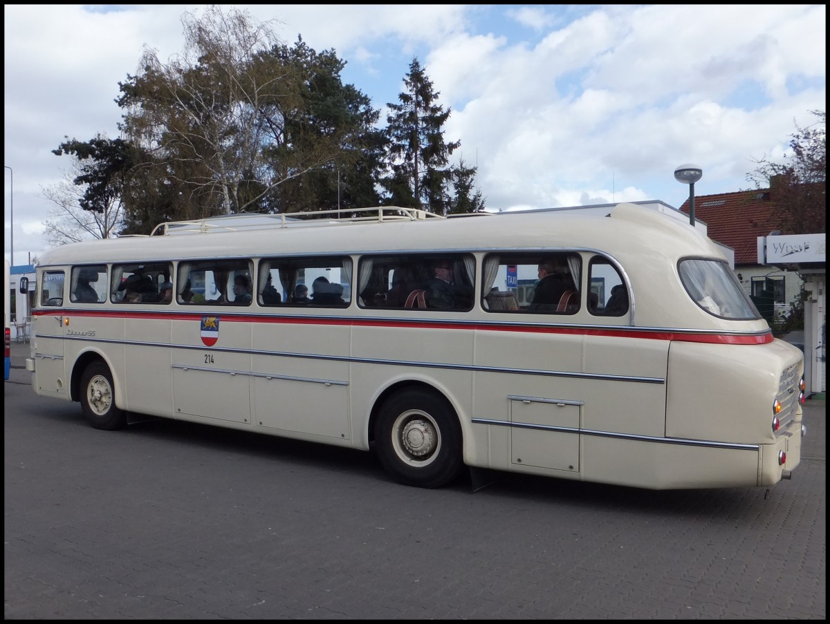 Ikarus 66 der Rostocker Stra�enbahn AG in Rostock.