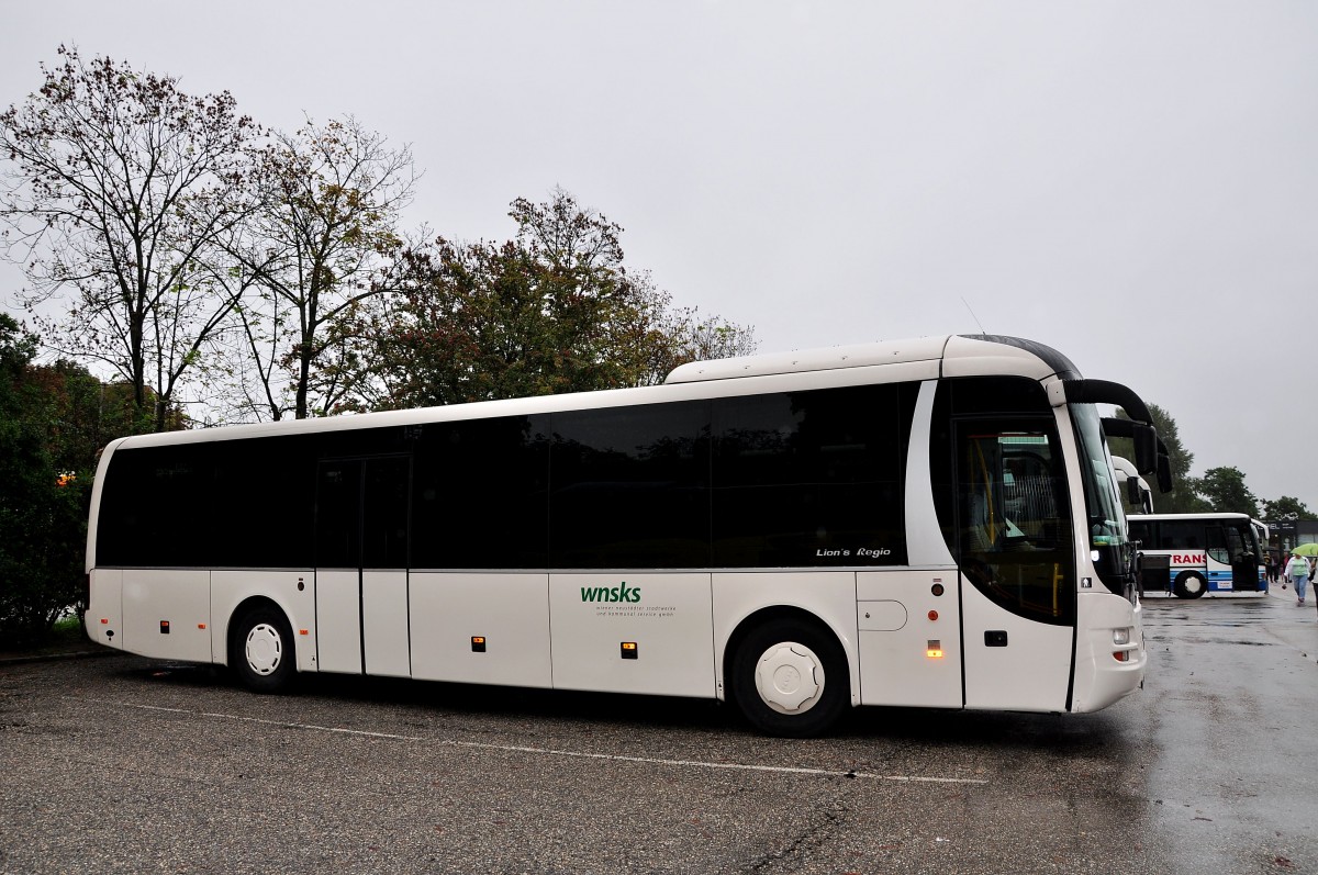 MAN Lions Coach der Wiener Neust�dter Stadtwerke/Nieder�sterreich am 13.9.2014 in Krems.