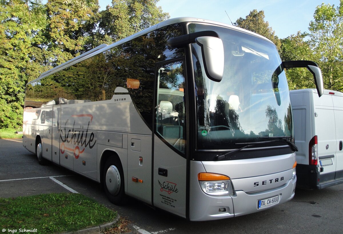 Schüle Reisen Touristik aus Isny | RV-CW 6000 | Setra 415 GT-HD | 28.09.2014 in Sindelfingen