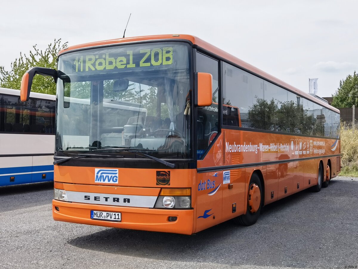 Setra 319 UL der MVVG in Röbel.