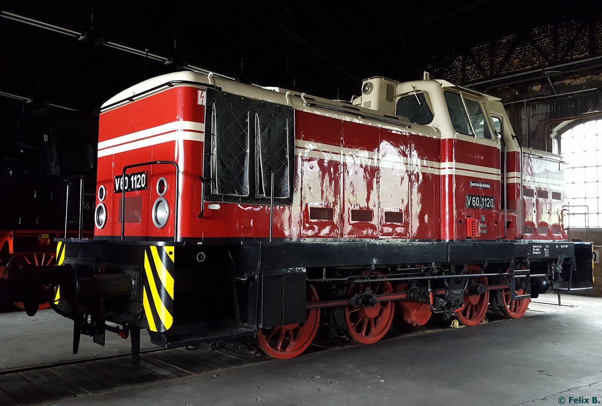 V60 1120 in Chemnitz im Eisenbahnmuseum