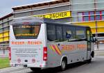 IVECO DAILY Midibus von Rieder Reisen aus �sterreich am 18.Mai 2014 in Krems unterwegs.