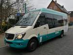 Mercedes Sprinter der Neubrandenburger Verkehrsbetriebe in Neubrandenburg.