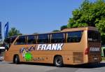 Mercedes Tourismo von Frank Reisen aus der BRD im Juni 2015 in Krems.