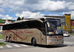 Mercedes Tourismo von Gei�ler Reisen aus der BRD in Krems gesehen.