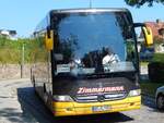 Mercedes Tourismo von Zimmermann aus Deutschland im Stadthafen Sassnitz.