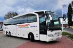 MERCEDES BENZ  TRAVEGO von NEMECtour`s aus Nieder�sterreich im September 2012 in Krems gesehen.