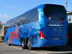 Neoplan Cityliner von Schröder aus Deutschland im Gewerbegebiet Sassnitz.