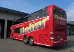 Neoplan Spaceliner von Tieber aus �sterreich am Firmensitz im Herbst 2013.