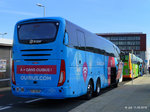 Frankreich, Languedoc-Roussillon, Hérault, Montpellier Sabines (an der Trambahn Linie 2): ein OUIBUS (vorher: iD BUS) der SNCF (IRIZAR i6).