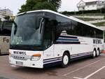 Setra 416 GT-HD von Wiewel aus Deutschland im Stadthafen Sassnitz.
