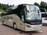 Setra 516 HD von Felix-Reisen aus Deutschland im Stadthafen Sassnitz.