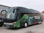 Setra 517 HD von Taxi Wedow aus Deutschland (ex Hauser/D) in Greifswald.