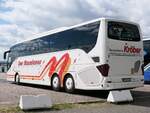 Setra 516 HD von Reisedienst Kröber aus Deutschland im Stadthafen Sassnitz.