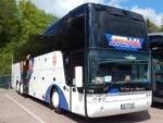 Van Hool T918 von Stewa aus Deutschland im Stadthafen Sassnitz.