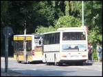 Mercedes Citaro II der Stadtwerke Stralsund und MAN �L 363 vom Reisedienst Teske aus Deutschland in Stralsund.