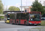 Mercedes Citaro als SEV Bus f�r RE1(Rostock-Schwaan)stand am 14.07.2023 in H�he Rostock Hbf/S�d.