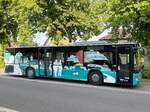 Setra 415 NF der Verkehrsgesellschaft Ludwigslust-Parchim mbH in Plau am See.