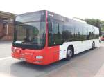 Von der Weser-Ems-Bus GmbH sah ich auch diesen MAN Lion's City am Busbahnhof von Westerstede am 03.08.2012