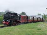 99 2322-8 der Mecklenburgischen B�derbahn  Molli  in K�hlungsborn.