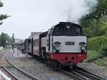 99 321 der Mecklenburgischen B�derbahn  Molli  in K�hlungsborn.