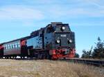 99 222 der HSB auf dem Brocken.