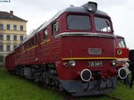 120 338-9 im Eisenbahnmuseum Dresden.