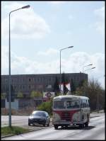 IFA H6B der Rostocker Stra�enbahn AG in Rostock.