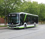 MAN (NEW) Lion's City als Linie 26 von Rostock Hbf/S�d nach Biestow am 04.08.2023 im Rostocker Stadtgebiet bekommen