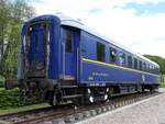CIWL Schlafwagen als Ausstellungswagen am Bahnhof Gadebusch.