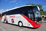 Setra 515 HD von Blaguss aus �sterreich am 18.4.2015 in Krems.