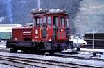 Gm 3/3 Nr.72 der BVZ in Zermatt am 22.08.1979 (Diascan).